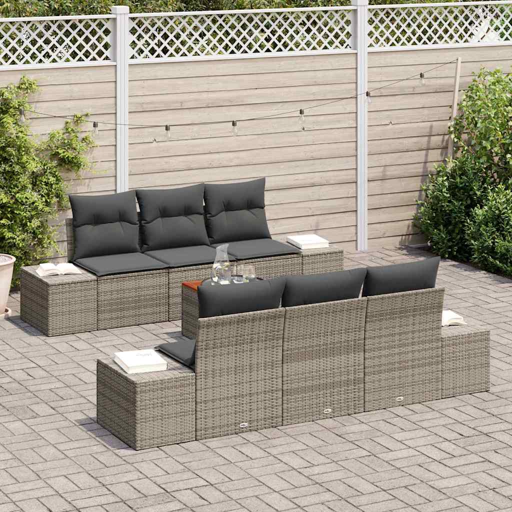 8721288368423_mo-im_en_hd_2 vidaXL Garden Sofa Set 7 pcs Grey - Image 3