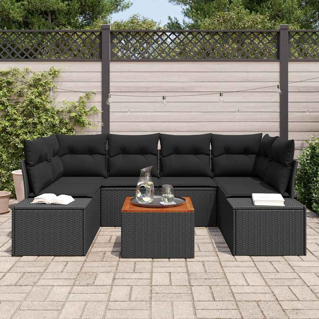 8721288368522_mo-im_en_hd_2 vidaXL Garden Sofa Set 7 pcs Black - Image 3