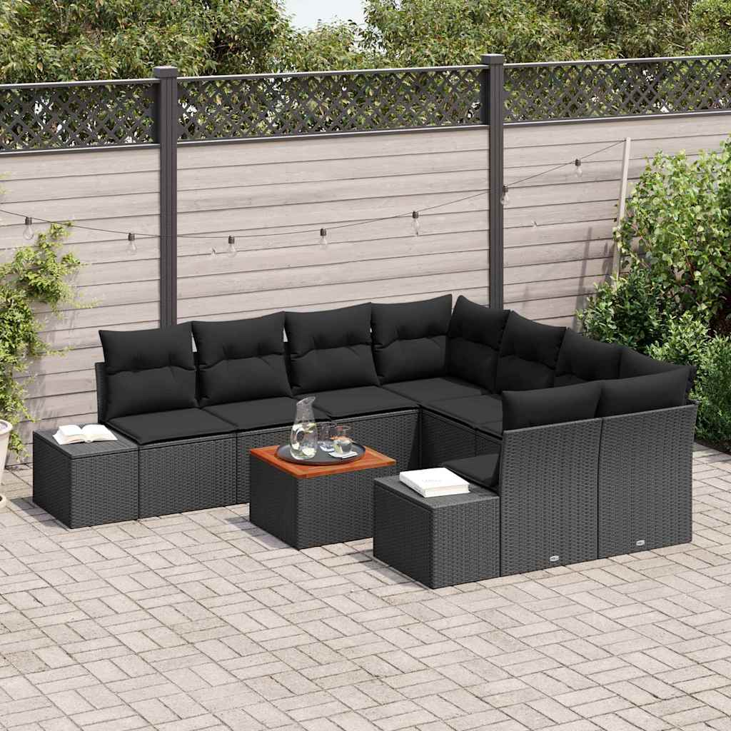8721288368805_mo-im_en_hd_2 vidaXL Garden Sofa Set 9 pcs Black - Image 3