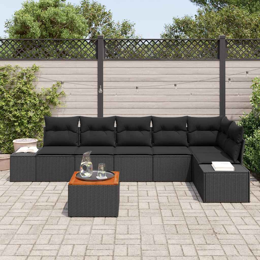 8721288369086_mo-im_en_hd_2 vidaXL Garden Sofa Set 7 pcs Black - Image 3