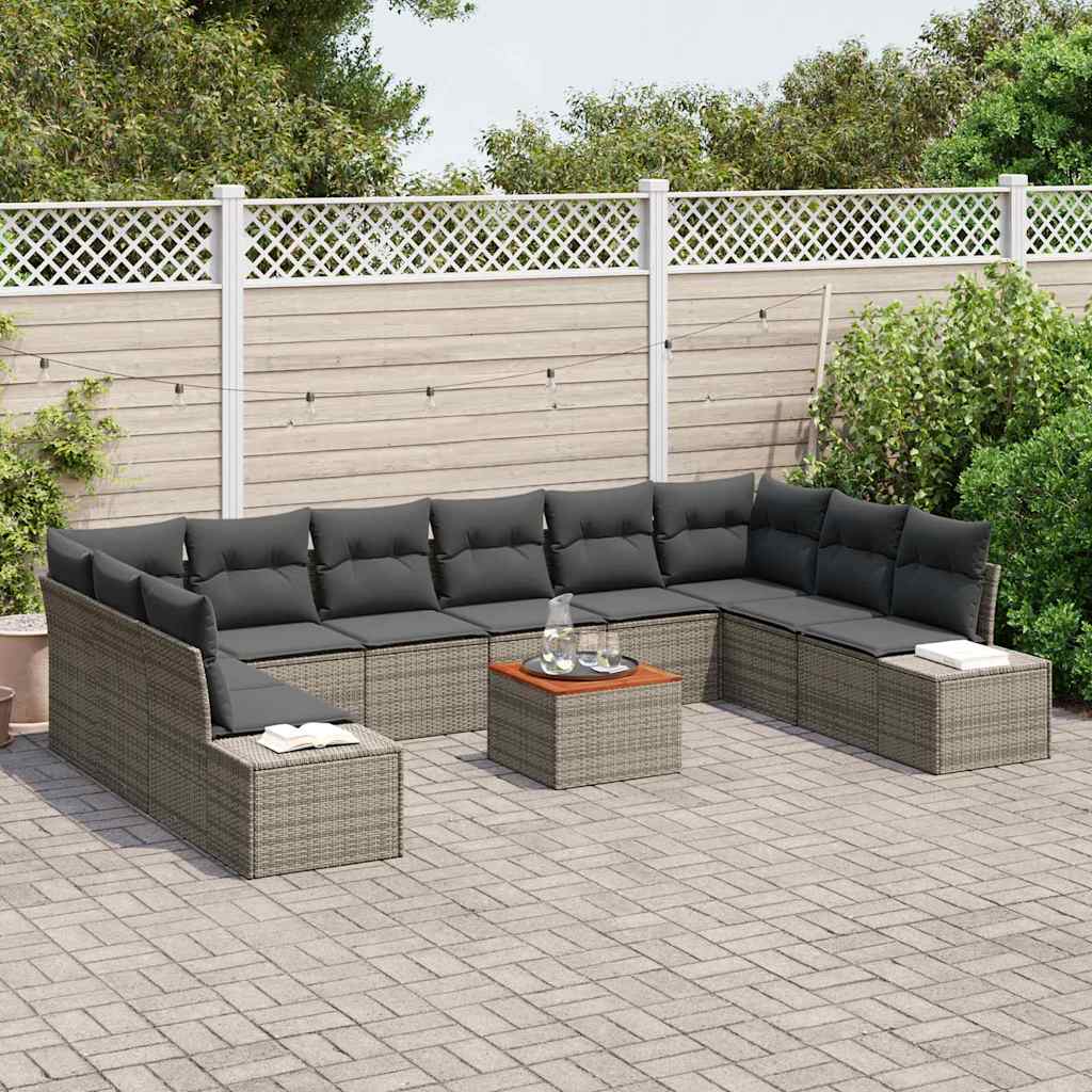 8721288369475_mo-im_en_hd_2 vidaXL Garden Sofa Set 11 pcs Grey - Image 3