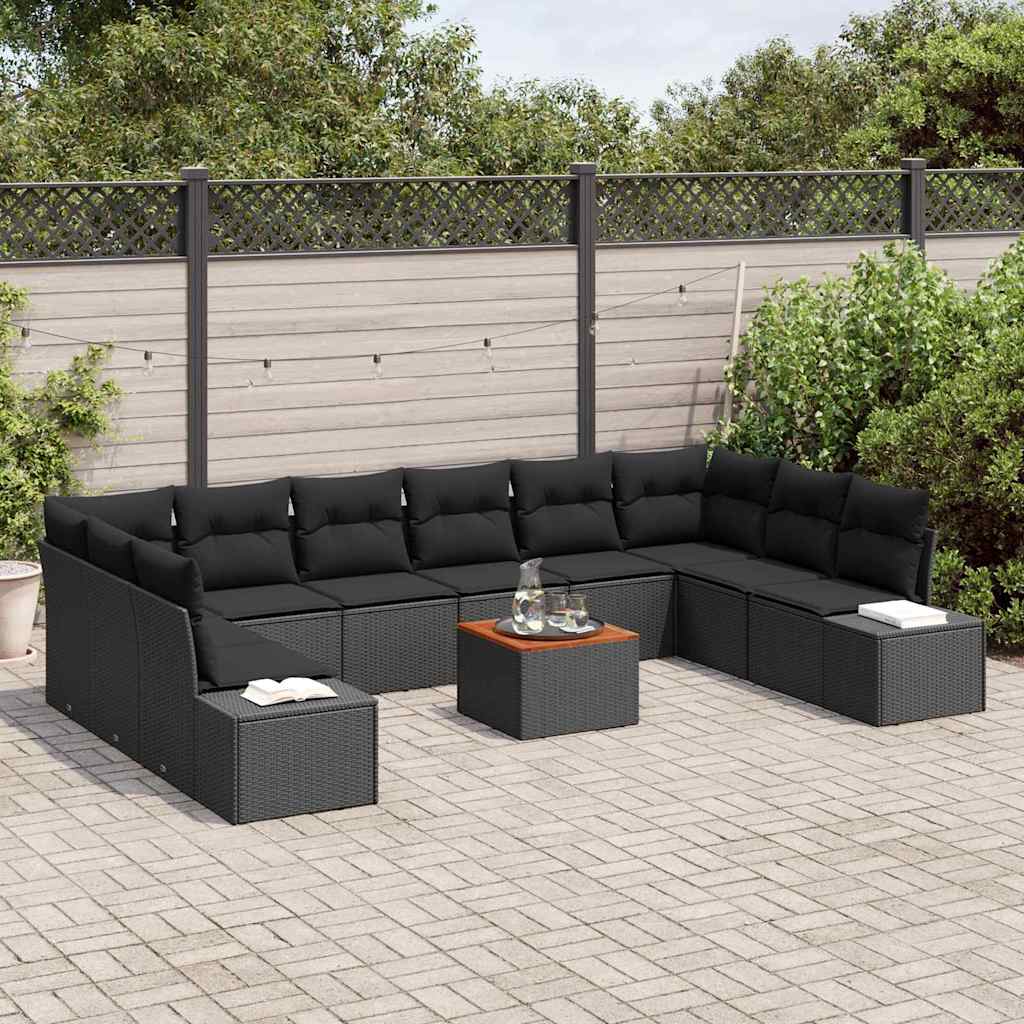 8721288369505_mo-im_en_hd_2 vidaXL Garden Sofa Set 11 pcs Black - Image 3