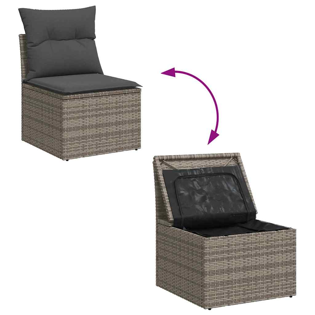 8721288375650_wbg-fu_en_hd_2 vidaXL Garden Sofa Set with Cushion 6 pcs Grey Poly rattan - Image 12