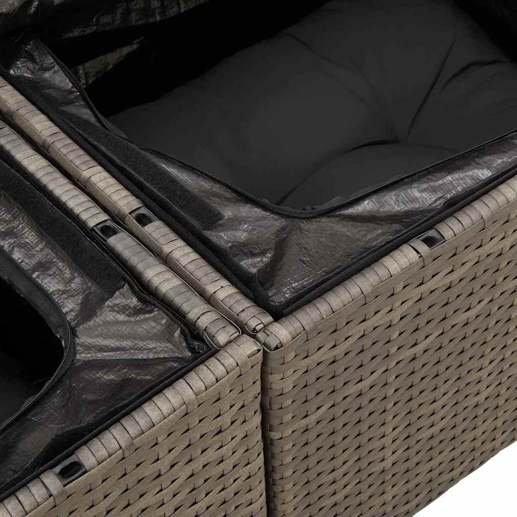 8721288382184_detail_en_hd_1 vidaXL Garden Sofa Set with Storage 7 pcs Grey Poly rattan - Image 7