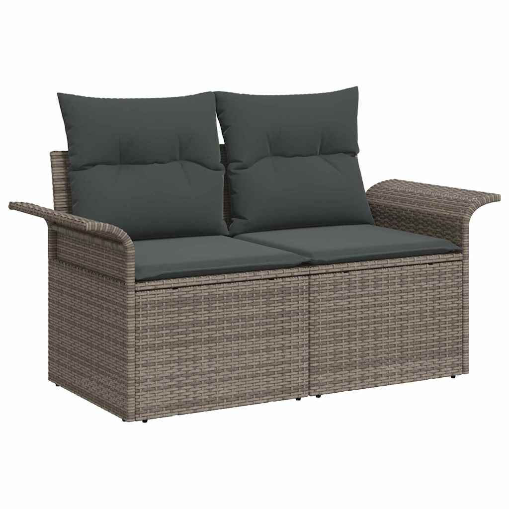 8721288382184_wbg-an_en_hd_1 vidaXL Garden Sofa Set with Storage 7 pcs Grey Poly rattan - Image 4