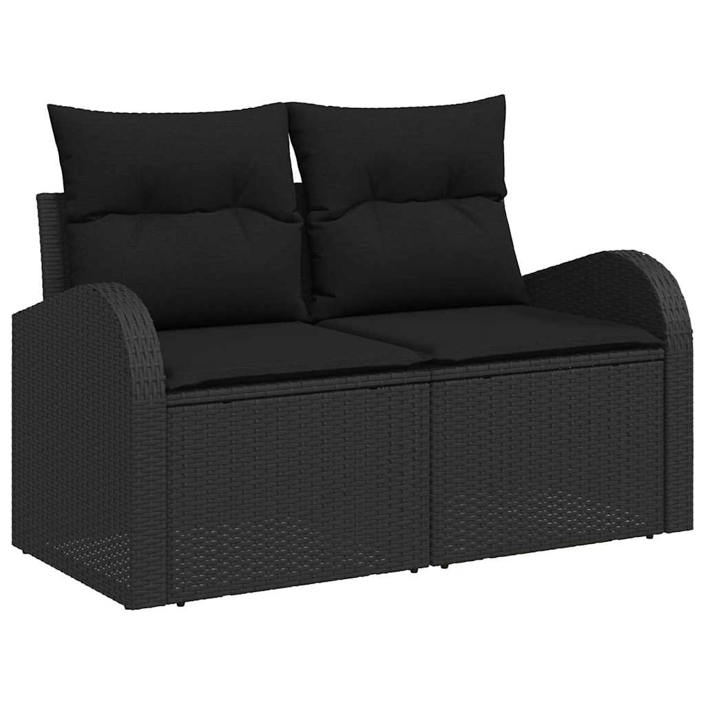 8721288399830_wbg-an_en_hd_1 vidaXL Garden Sofa Set with Cushion 9 pcs Black Poly rattan - Image 4
