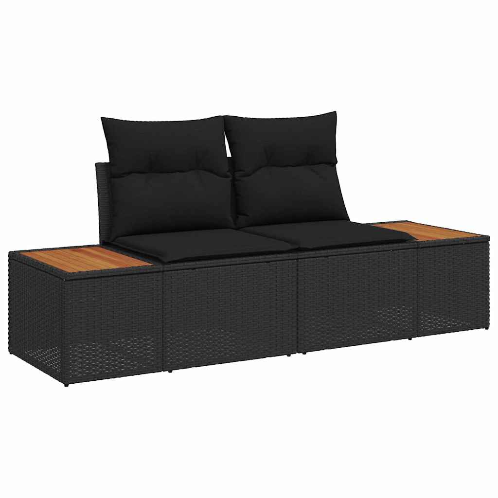 8721288415394_wbg-an_en_hd_1 vidaXL Garden Sofa Set Height-Adjustable 9 pcs Black Poly Rattan - Image 4