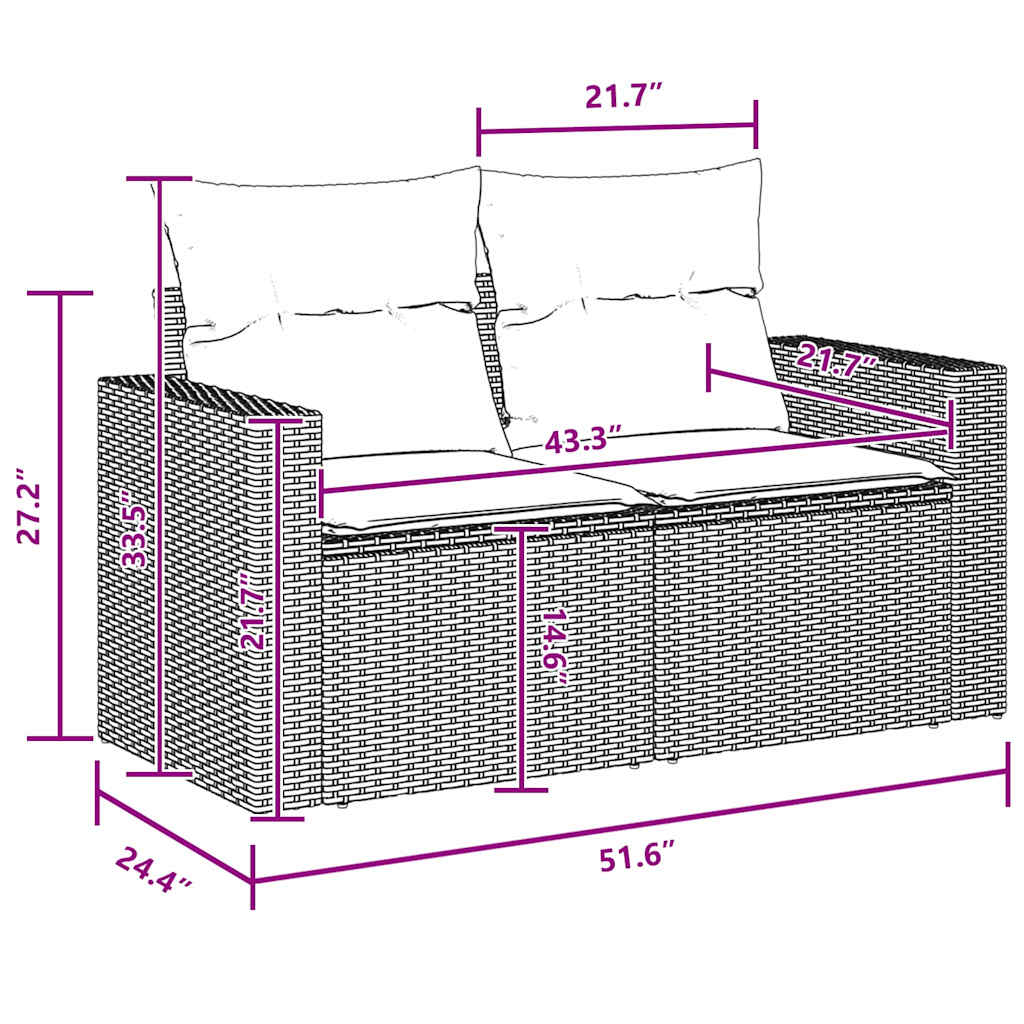 8721288417183_wbg-siz_en_hd_2 vidaXL Garden Sofa Set Height-Adjustable 10 pcs Black Poly Rattan - Image 10