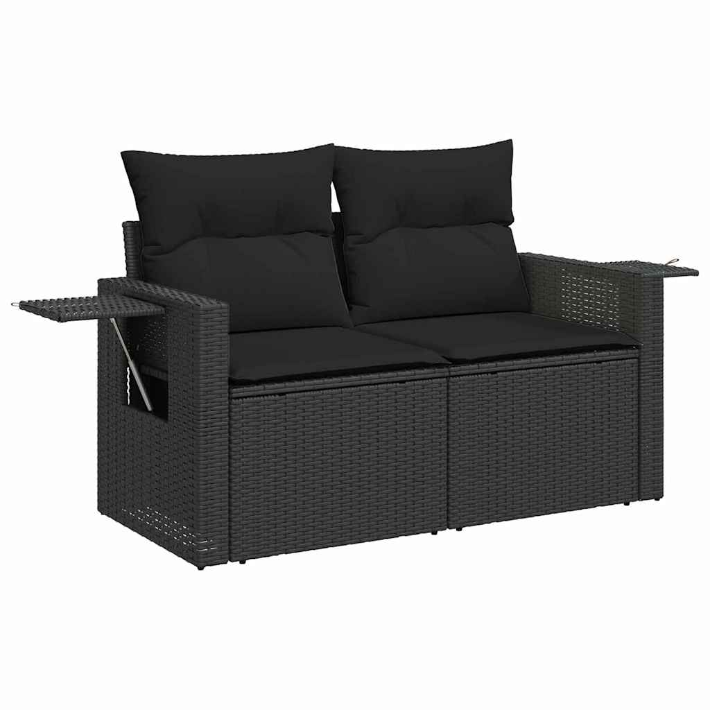 8721288418487_wbg-an_en_hd_3 vidaXL Garden Sofa Set Height-Adjustable 10 pcs Black Poly Rattan - Image 6