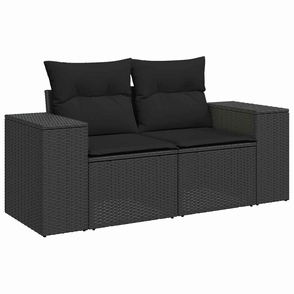 8721288420732_wbg-an_en_hd_3 vidaXL Garden Sofa Set with Storage 9 pcs Black Poly rattan - Image 6