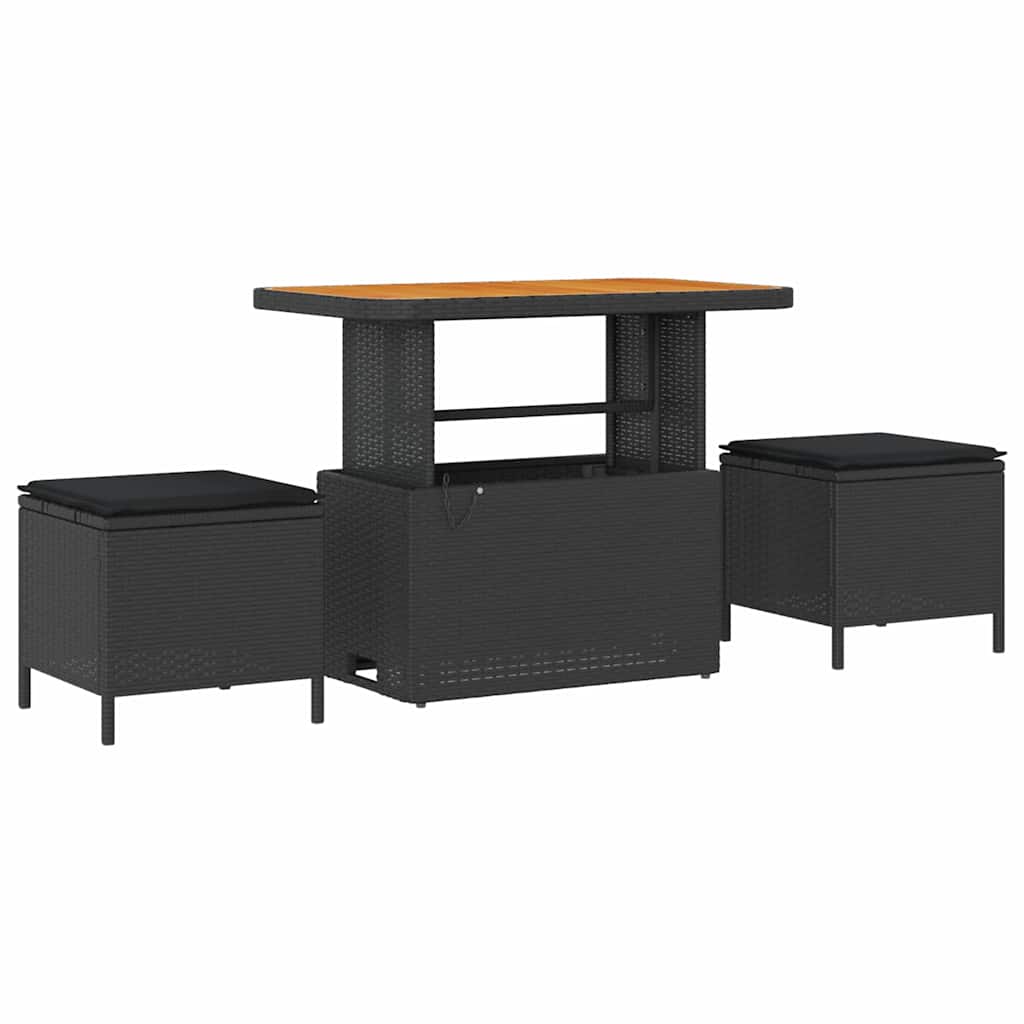 8721288420787_wbg-an_en_hd_1 vidaXL Garden Sofa Set with Storage 9 pcs Black Poly rattan - Image 4