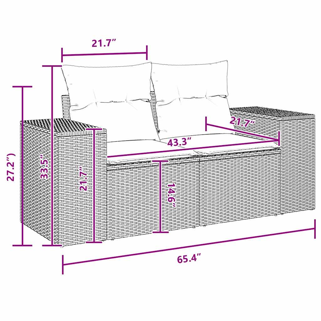 8721288421630_wbg-siz_en_hd_3 vidaXL Garden Sofa Set Height-Adjustable 12 pcs Black Poly Rattan - Image 12