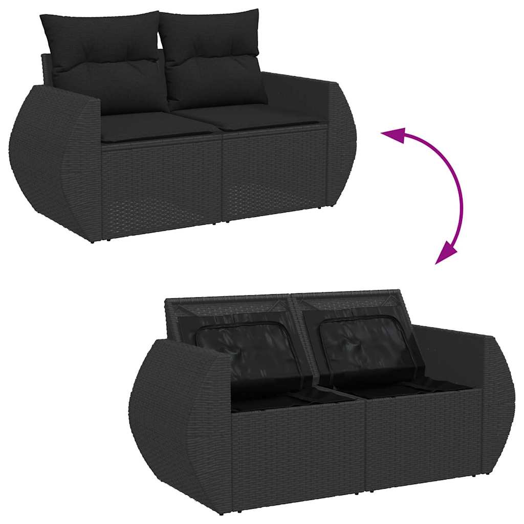8721288439130_wbg-fu_en_hd_3 vidaXL Garden Sofa Set with Storage 11 pcs Black Poly rattan - Image 12