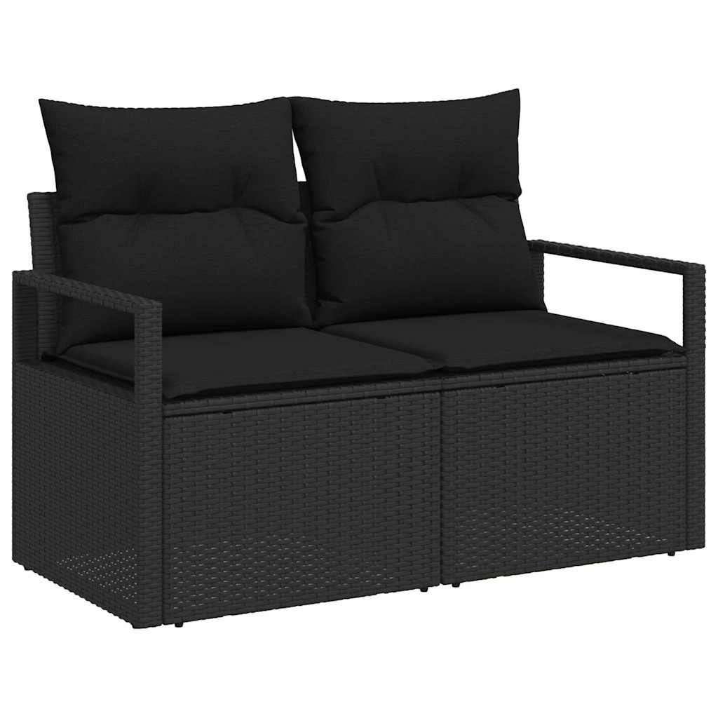 8721288445636_wbg-an_en_hd_3 vidaXL Garden Sofa Set with Cushion with Storage Black 80 x 80 x 71 cm - Image 6