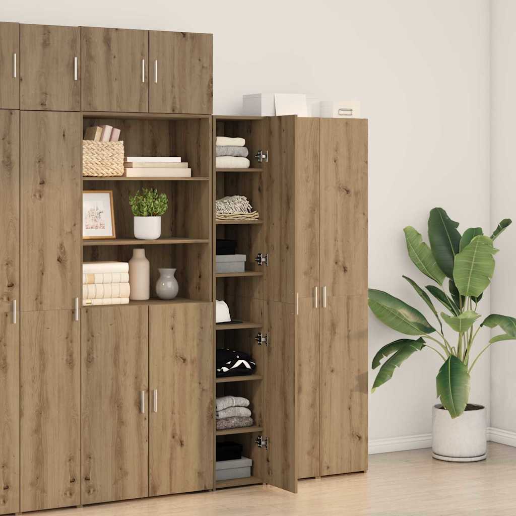 8721288456960_mo-im_en_hd_2 vidaXL Highboard Artisan oak 30 x 42.5 x 185 cm Engineered wood - Image 4