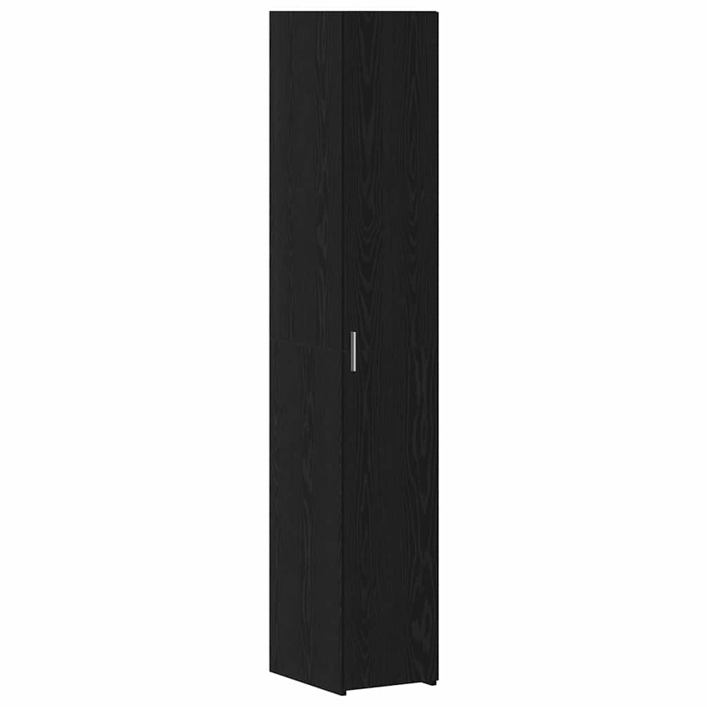 8721288456977_wbg-an-m_en_hd_1 vidaXL Highboard Black oak 30 x 42.5 x 185 cm Engineered wood - Image 2