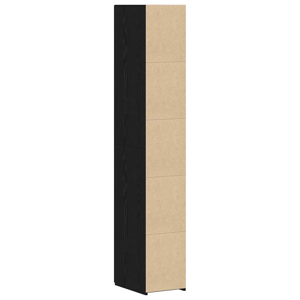 8721288456977_wbg-ba_en_hd_3 vidaXL Highboard Black oak 30 x 42.5 x 185 cm Engineered wood - Image 8