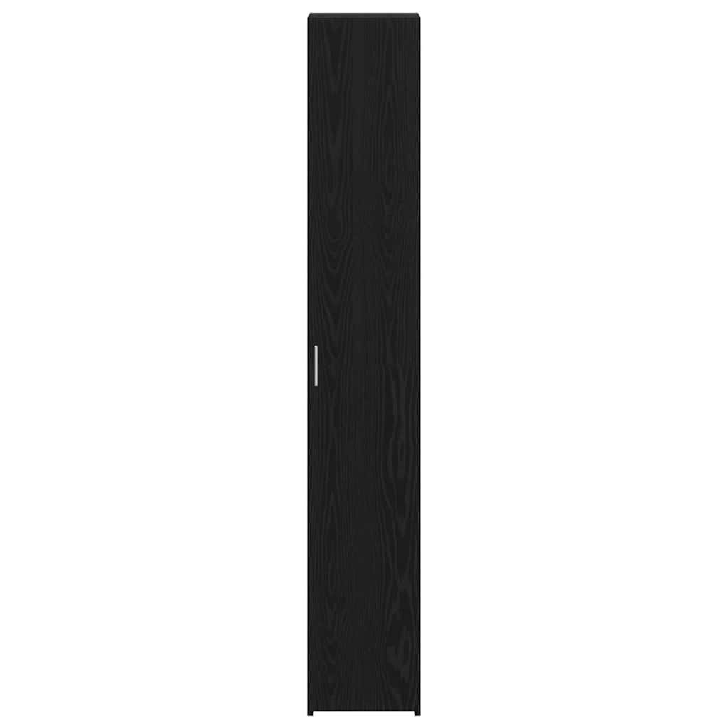 8721288456977_wbg-fr_en_hd_4 vidaXL Highboard Black oak 30 x 42.5 x 185 cm Engineered wood - Image 6