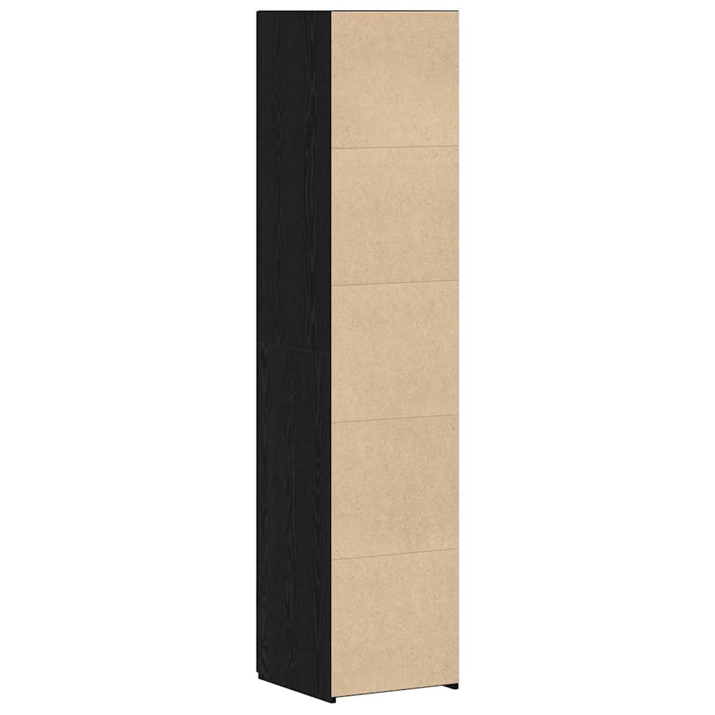 8721288457004_wbg-ba_en_hd_3 vidaXL Highboard Black oak 40 x 42.5 x 185 cm Engineered wood - Image 8