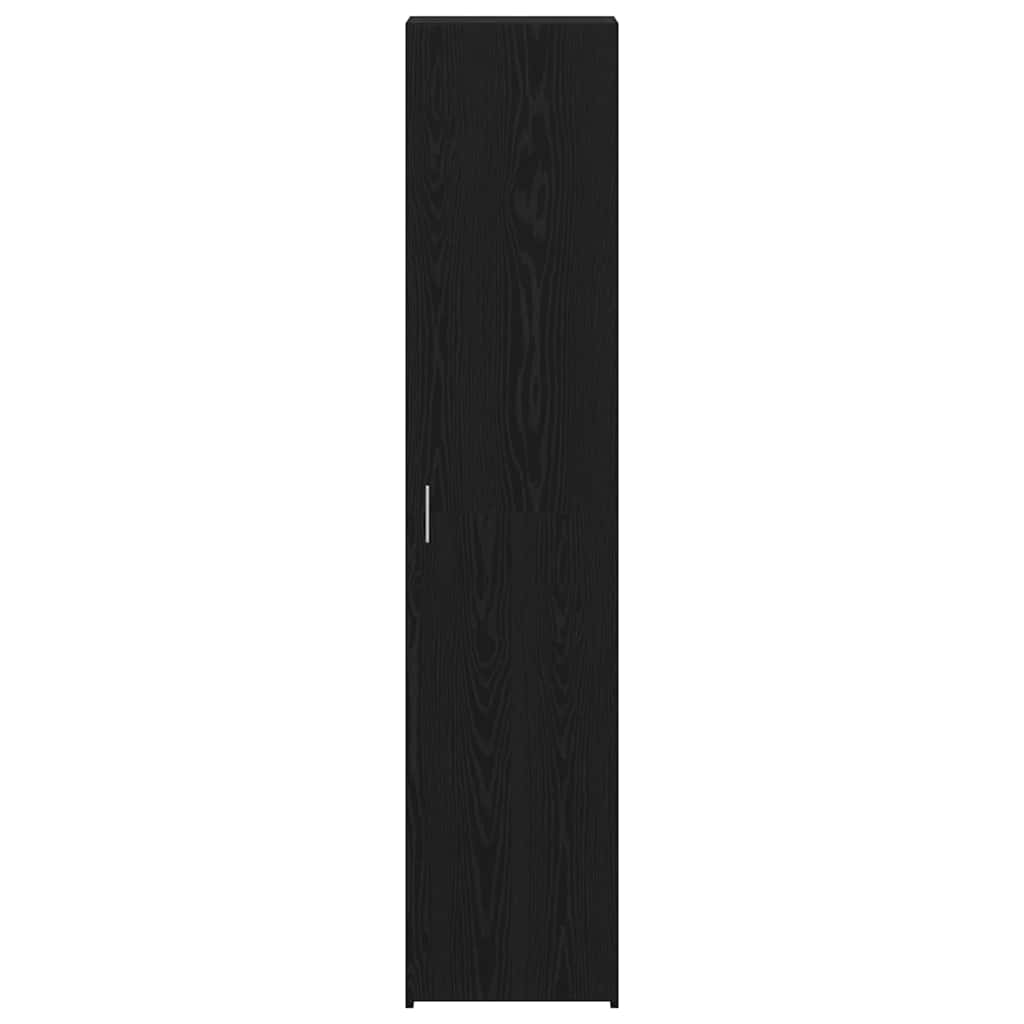 8721288457004_wbg-fr_en_hd_4 vidaXL Highboard Black oak 40 x 42.5 x 185 cm Engineered wood - Image 6