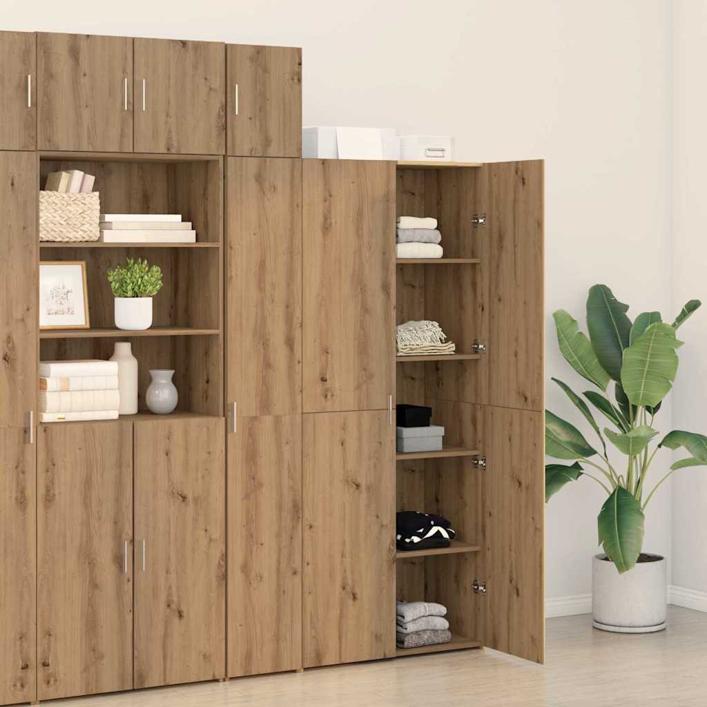 8721288457141_mo-im_en_hd_2 vidaXL Highboard Artisan oak 40 x 42.5 x 185 cm Engineered wood - Image 4