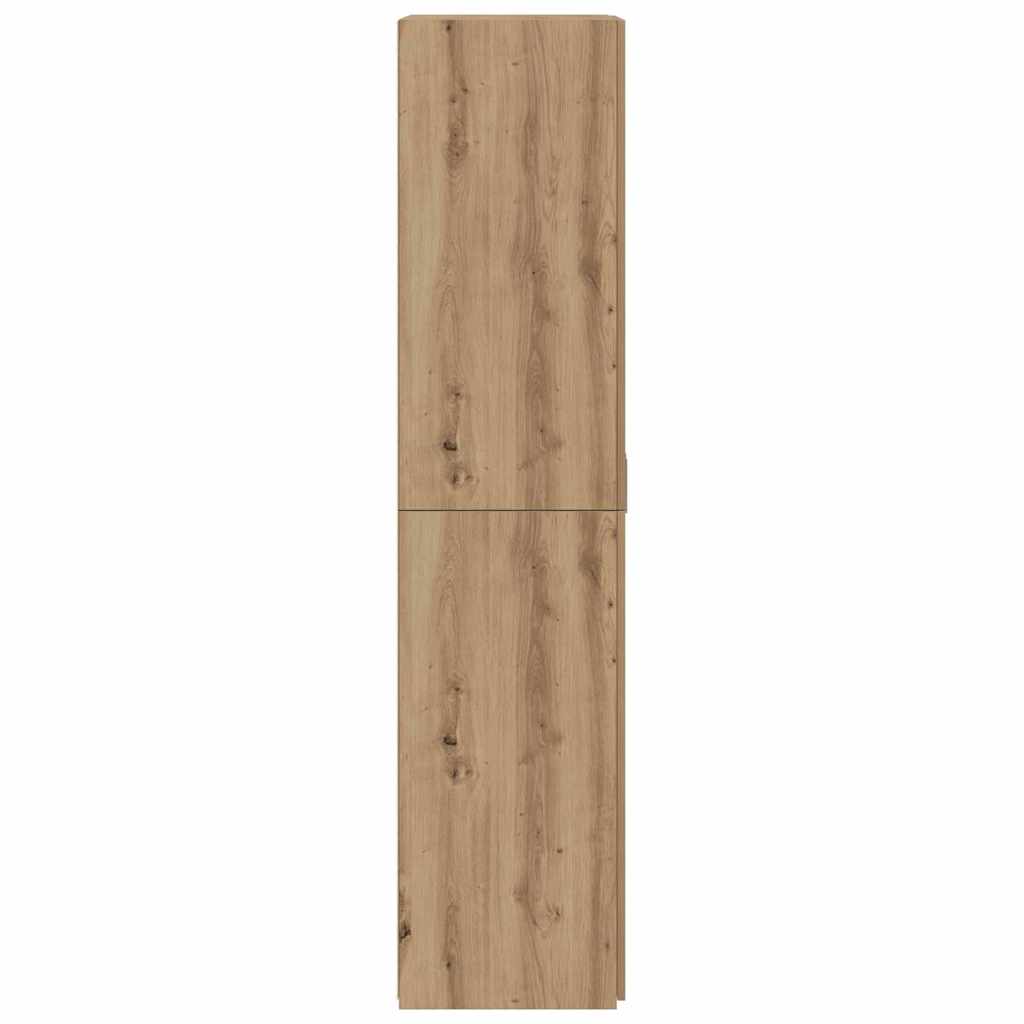 8721288457141_wbg-si_en_hd_5 vidaXL Highboard Artisan oak 40 x 42.5 x 185 cm Engineered wood - Image 7