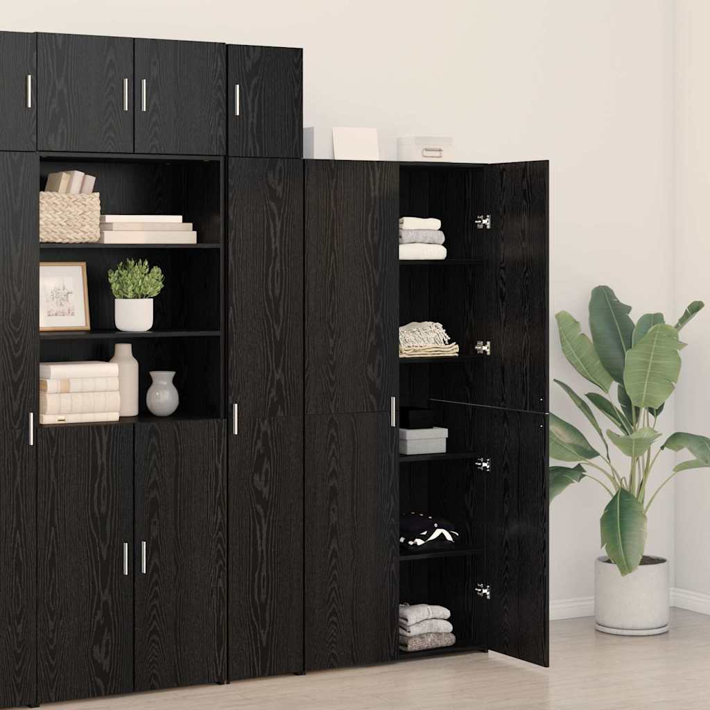 8721288457158_mo-im_en_hd_2 vidaXL Highboard Black oak 40 x 42.5 x 185 cm Engineered wood - Image 4