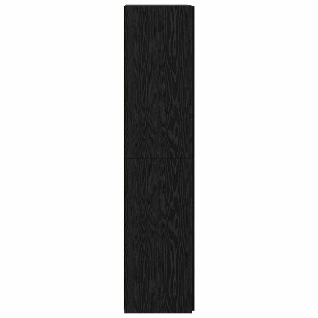 8721288457158_wbg-si_en_hd_5 vidaXL Highboard Black oak 40 x 42.5 x 185 cm Engineered wood - Image 7