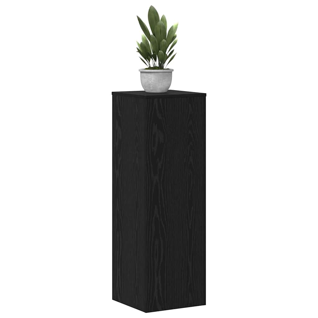8721288457257_wbg-mo_en_hd_1 vidaXL Plant Stand 2 pcs Black oak 33 x 33 x 100 cm Engineered Wood - Image 4