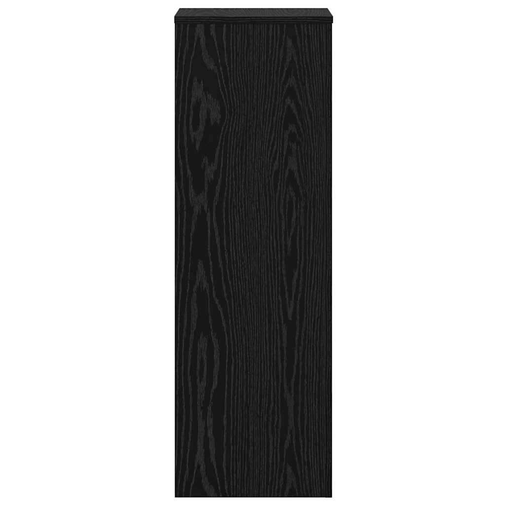 8721288457257_wbg-si_en_hd_4 vidaXL Plant Stand 2 pcs Black oak 33 x 33 x 100 cm Engineered Wood - Image 8