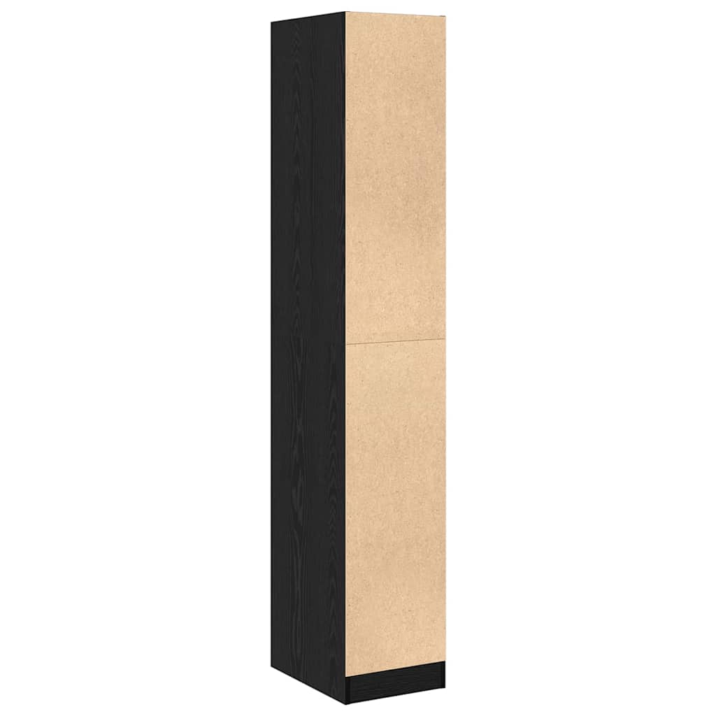 8721288457394_wbg-ba_en_hd_3 vidaXL Apothecary Cabinet Black oak 30 x 41 x 174.5 cm Engineered wood - Image 8