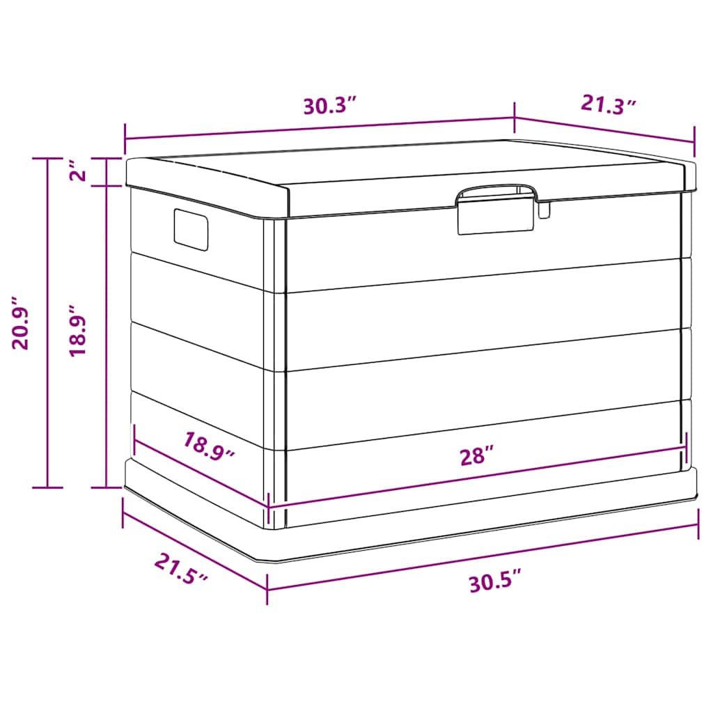 8721288460394_wbg-siz_en_hd_1 vidaXL Garden Storage Box Anthracite 77.5 x 54.5 x 53 cm Plastic - Image 11