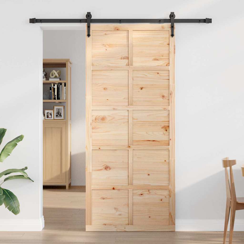 8721288521873_mo-im_en_hd_2 vidaXL Barn Door Brown 100 x 210 cm Solid pine wood - Image 3
