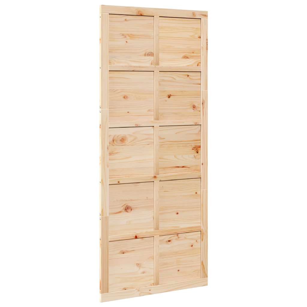 8721288521873_wbg-ba_en_hd_2 vidaXL Barn Door Brown 100 x 210 cm Solid pine wood - Image 6