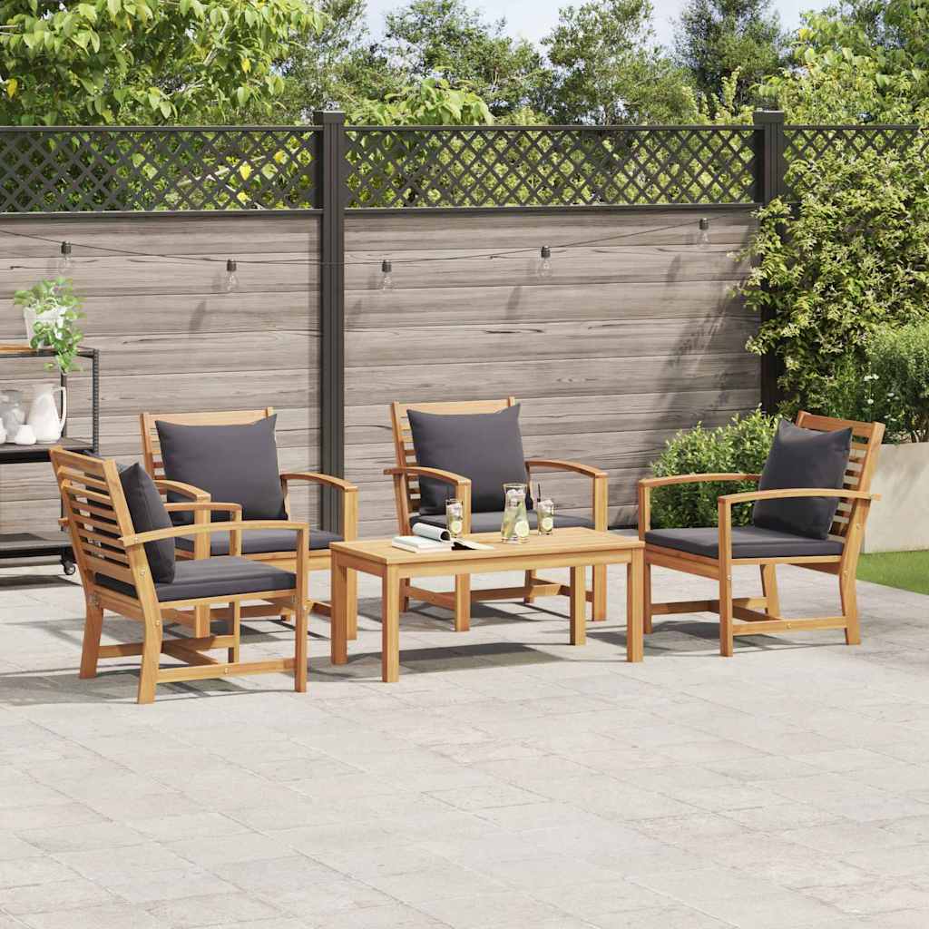 8721288584083_mo-im_en_hd_2 Garden Sofa Set 5 pcs Natural Solid teak wood - Image 4