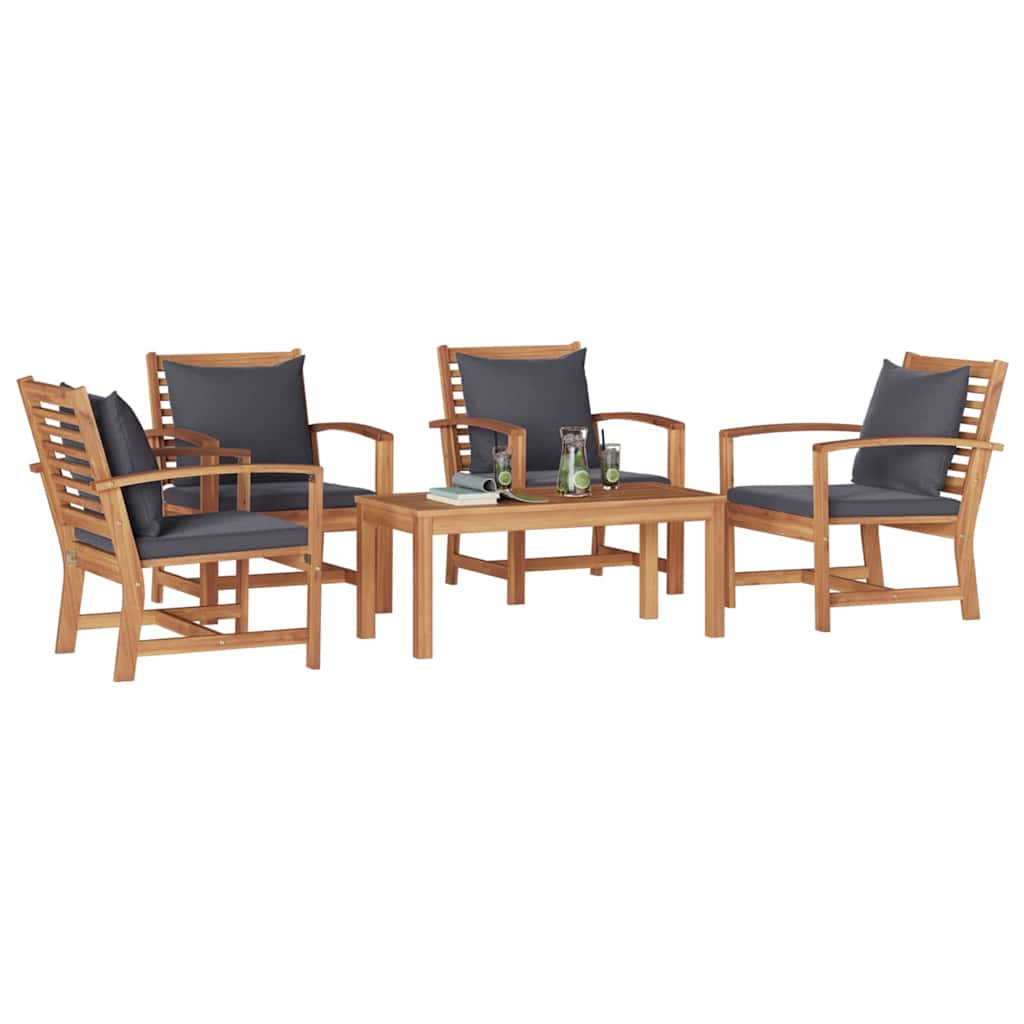 8721288584083_wbg-mo_en_hd_1 Garden Sofa Set 5 pcs Natural Solid teak wood - Image 3