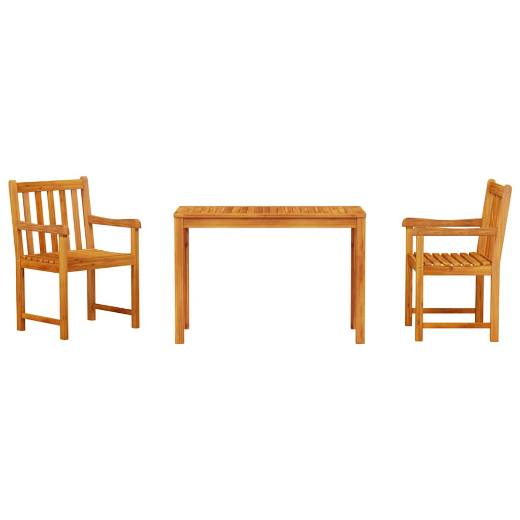 8721288595515_wbg-fr_en_hd_4 vidaXL Garden Dining Set 3 pcs Brown Solid acacia wood - Image 7