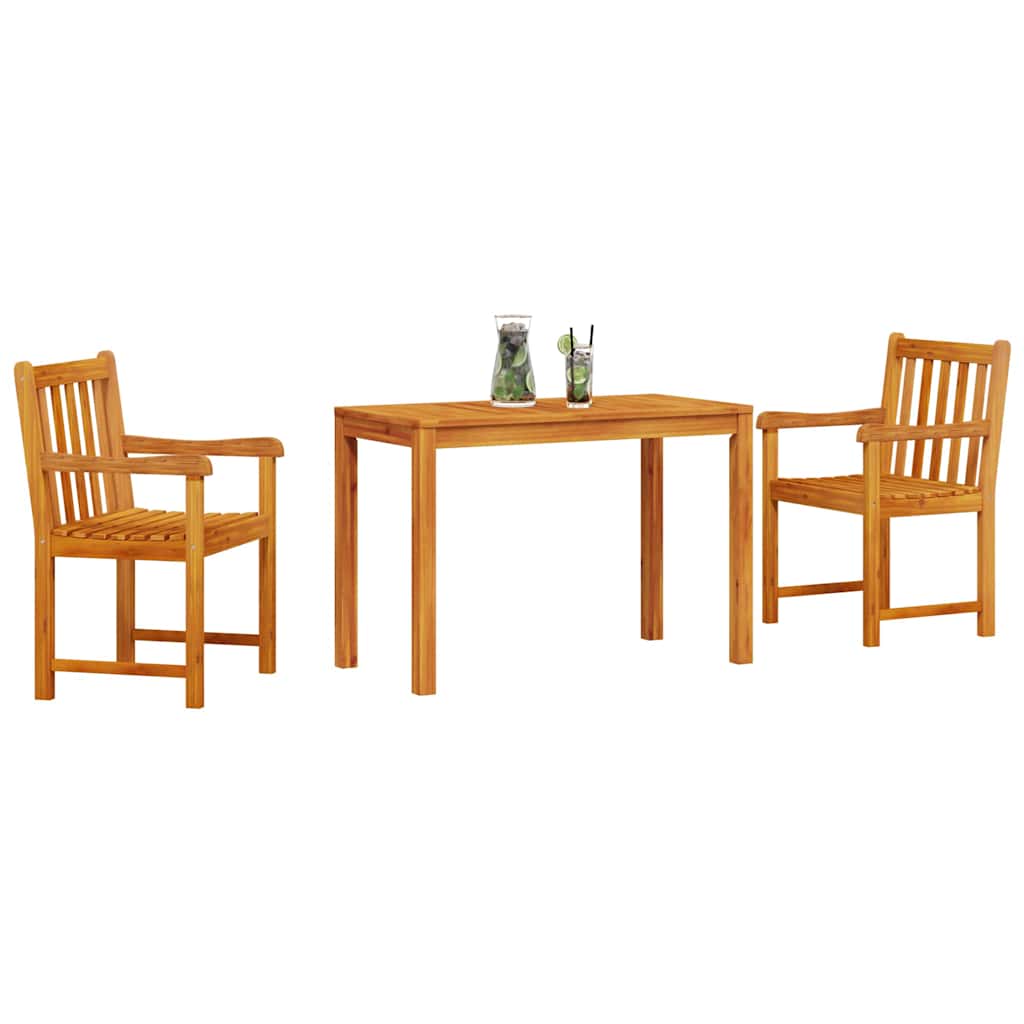 8721288595515_wbg-mo_en_hd_1 vidaXL Garden Dining Set 3 pcs Brown Solid acacia wood - Image 3