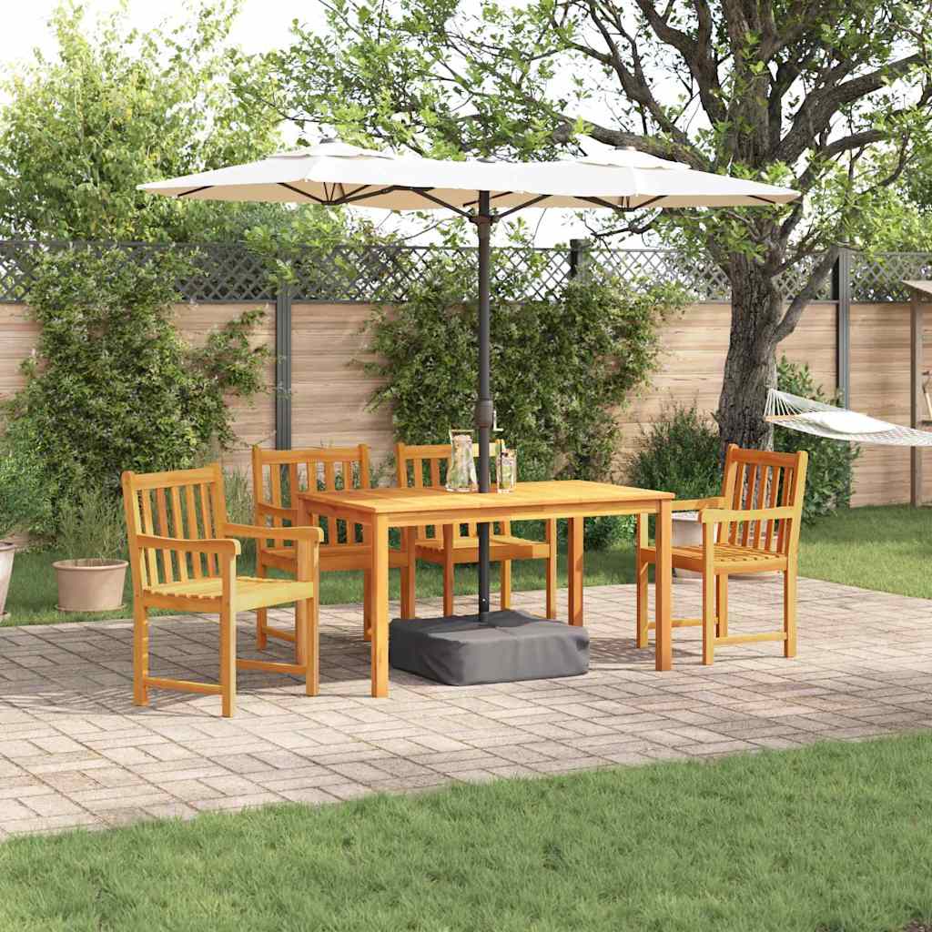 8721288595522_mo-im_en_hd_1 vidaXL Garden Dining Set 5 pcs Brown Solid acacia wood - Image 1