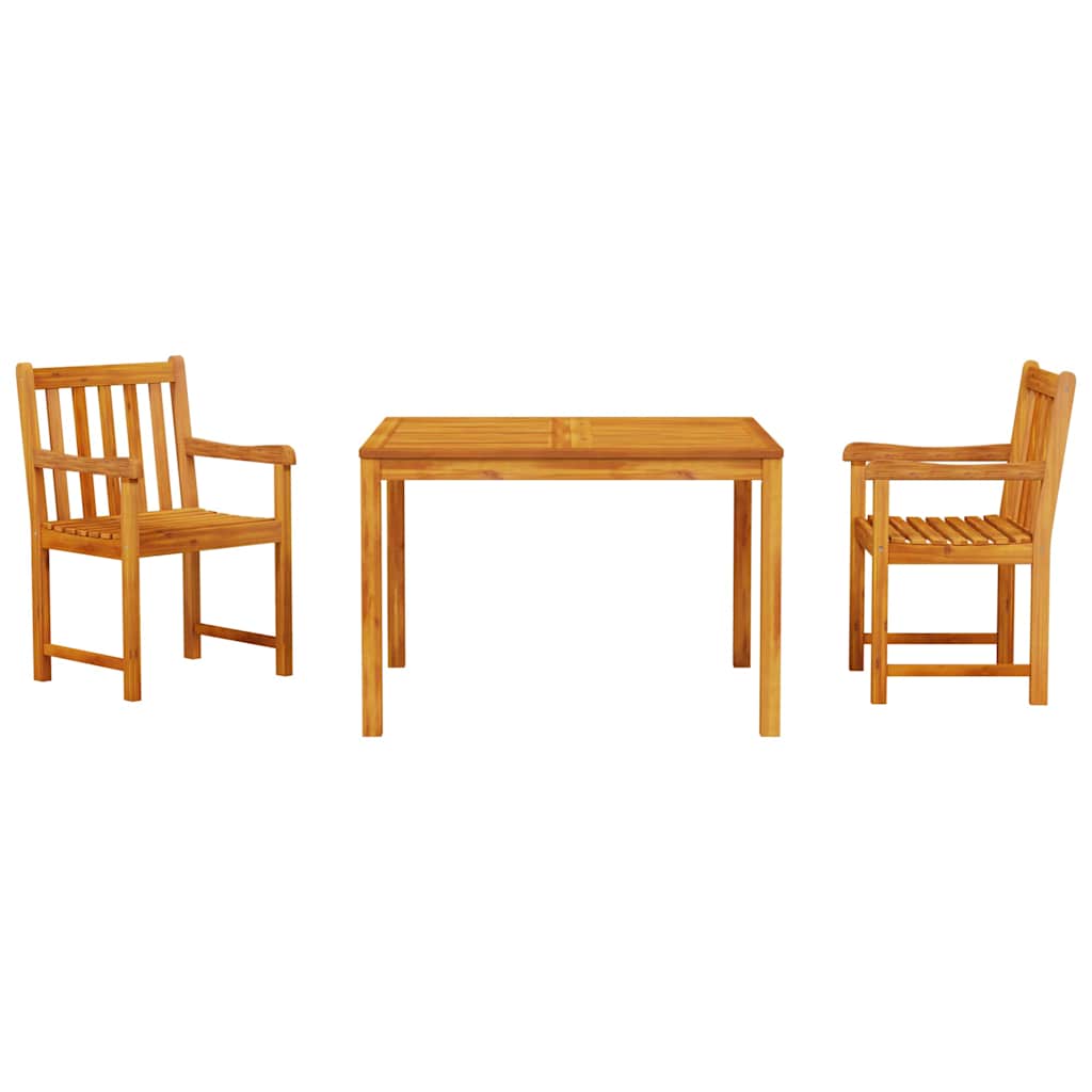 8721288595607_wbg-fr_en_hd_4 vidaXL Garden Dining Set 3 pcs Brown Solid Acacia wood - Image 7