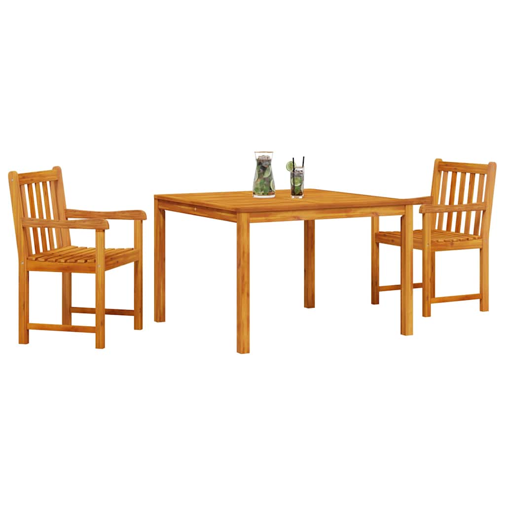 8721288595607_wbg-mo_en_hd_1 vidaXL Garden Dining Set 3 pcs Brown Solid Acacia wood - Image 3