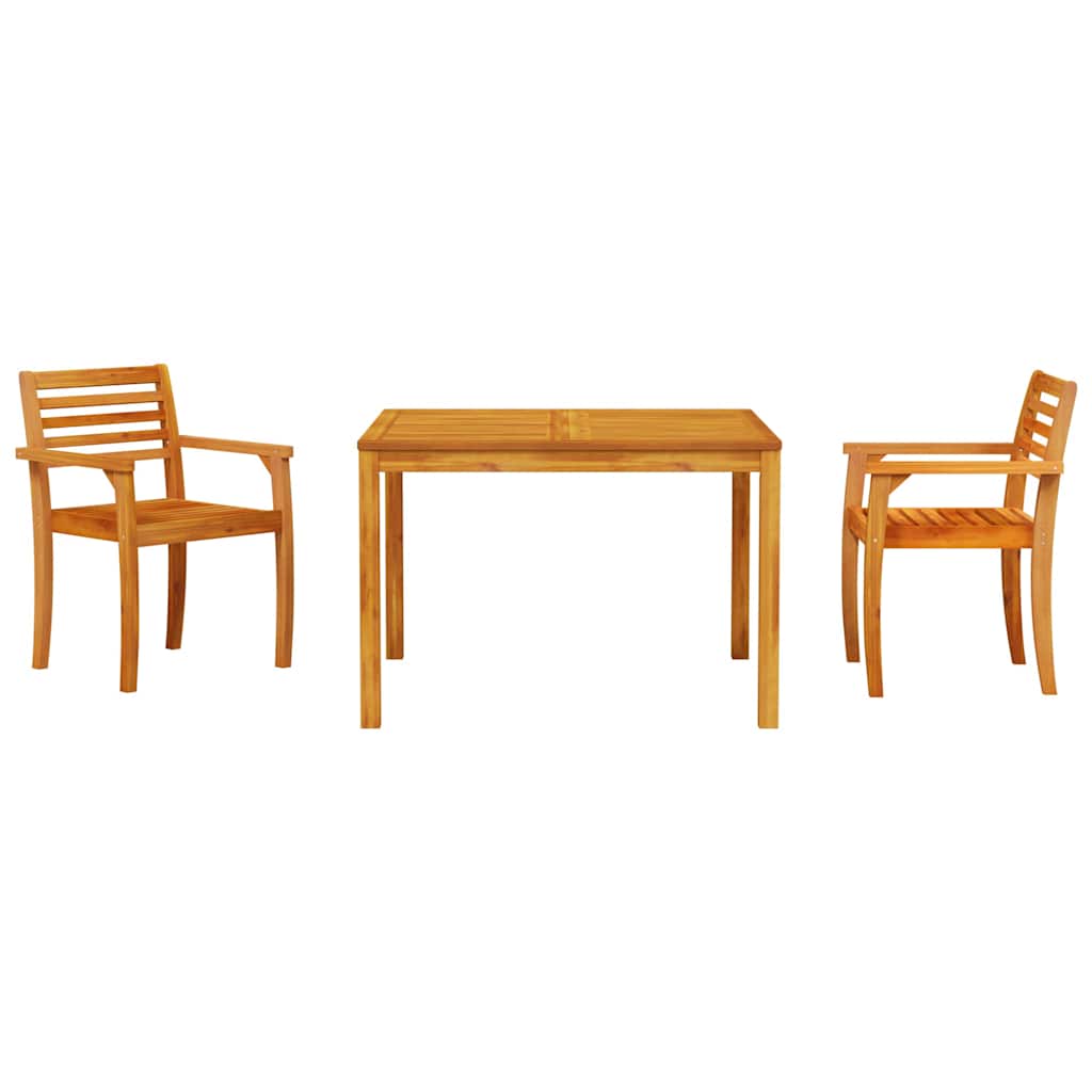 8721288595867_wbg-fr_en_hd_4 vidaXL Garden Dining Set 3 pcs Brown Solid acacia wood - Image 4