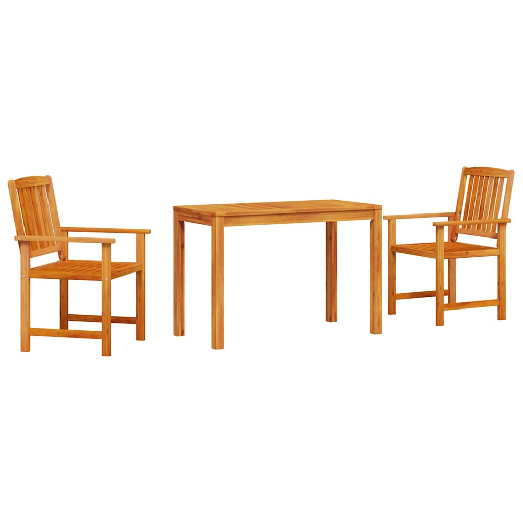 8721288595904_wbg-an-m_en_hd_3 vidaXL Garden Dining Set 3 pcs Brown Solid Acacia wood - Image 2