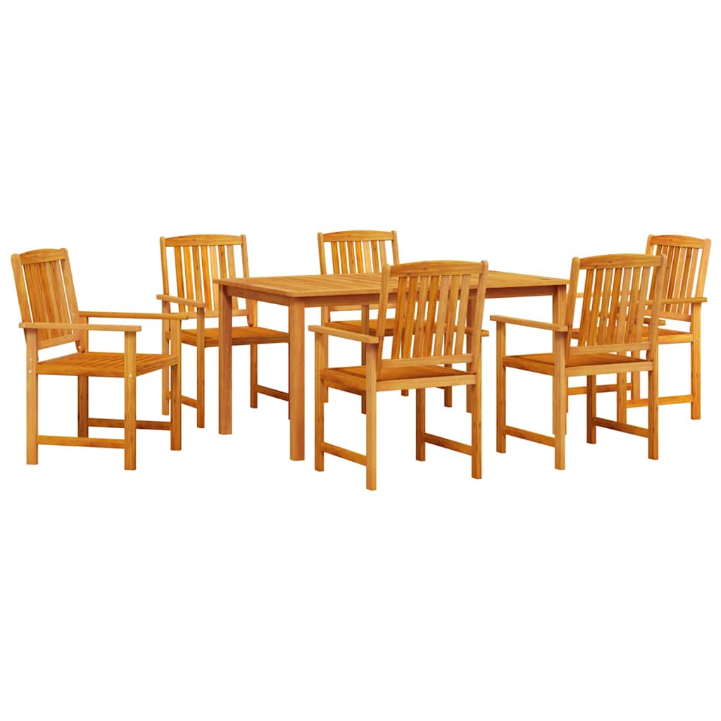 8721288595928_wbg-an-m_en_hd_3 vidaXL Garden Dining Set 5 pcs Brown Solid acacia wood - Image 2