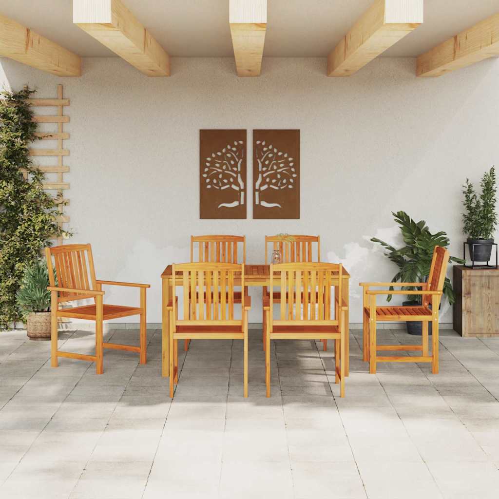 8721288595935_mo-im_en_hd_2 vidaXL Garden Dining Set 7 pcs Brown Solid acacia wood - Image 4