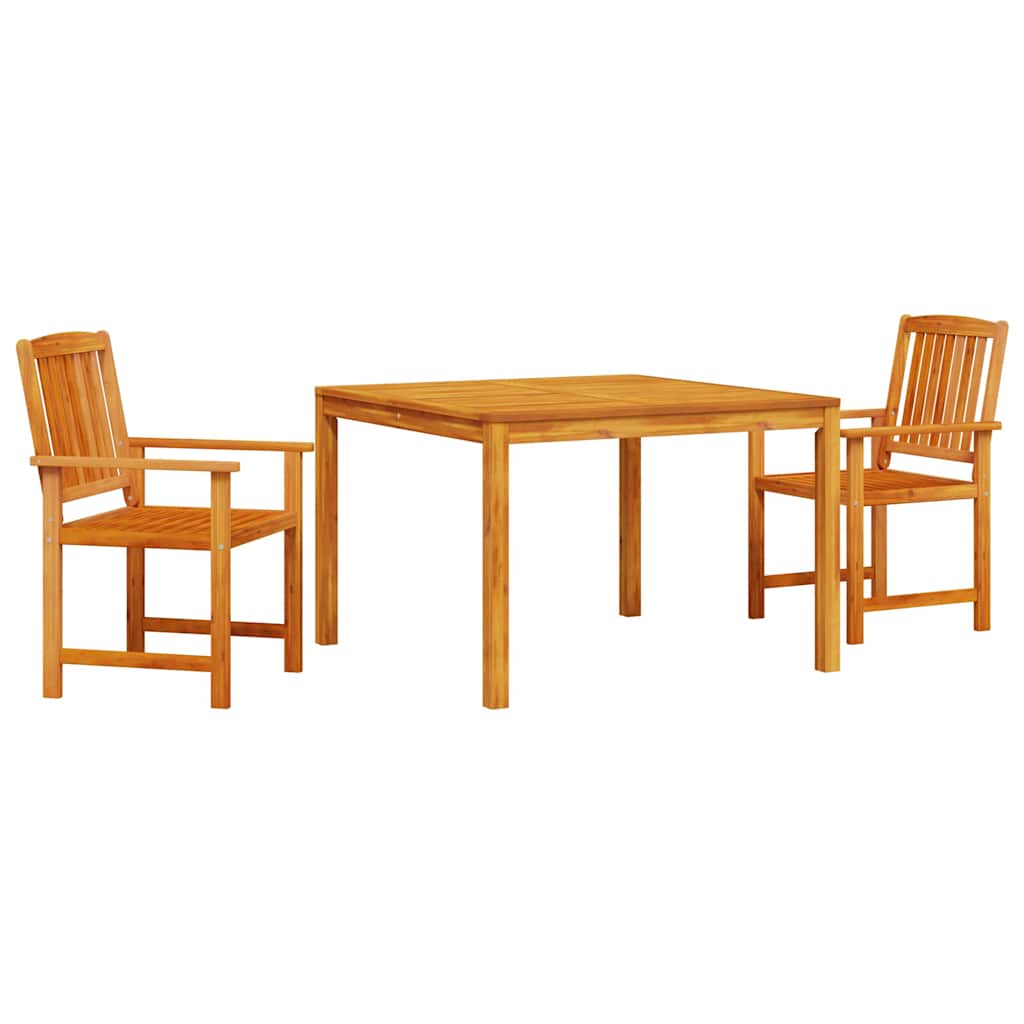 8721288595980_wbg-an-m_en_hd_3 vidaXL Garden Dining Set 3 pcs Brown Solid acacia wood - Image 2