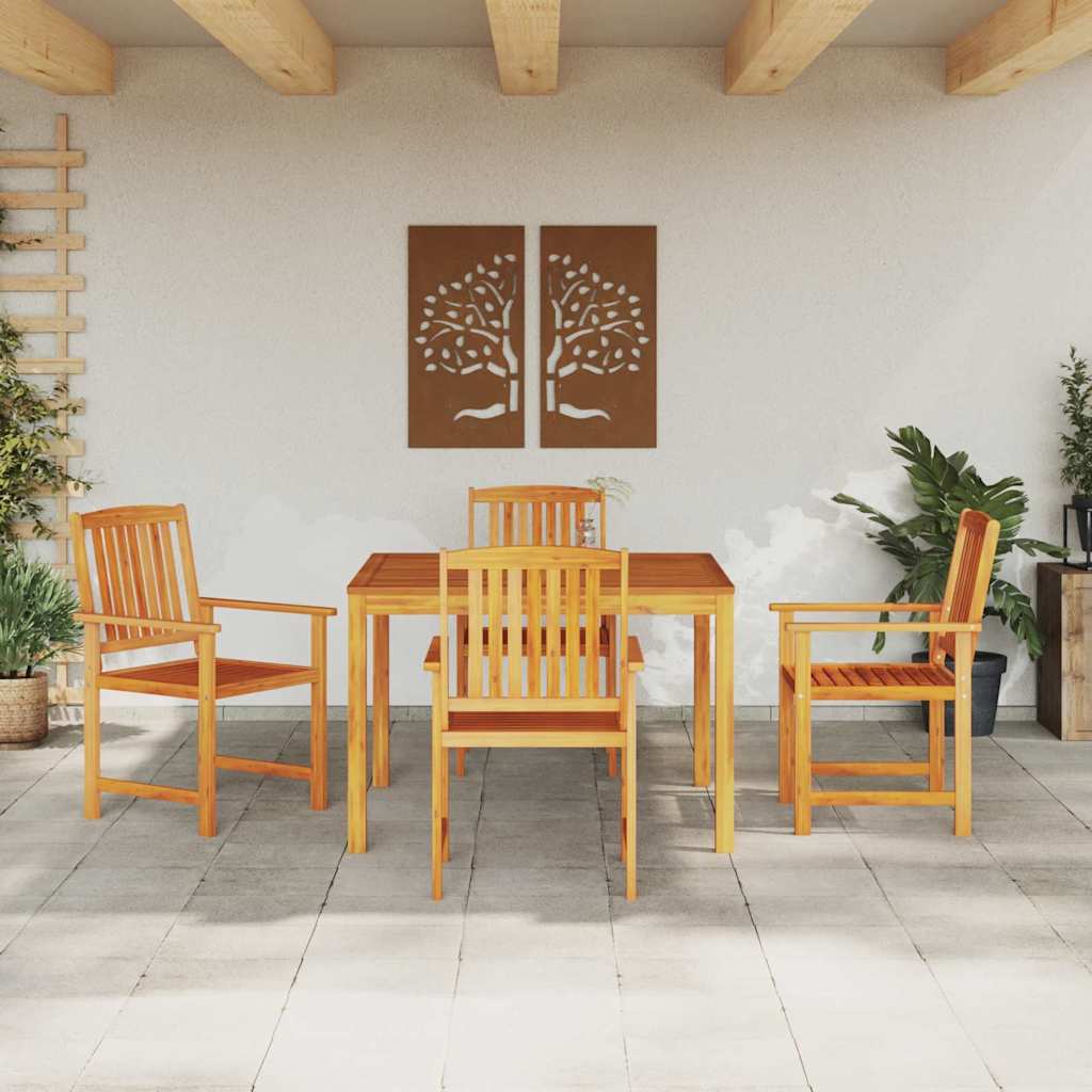 8721288595997_mo-im_en_hd_2 vidaXL Garden Dining Set 5 pcs Brown Solid acacia wood - Image 4