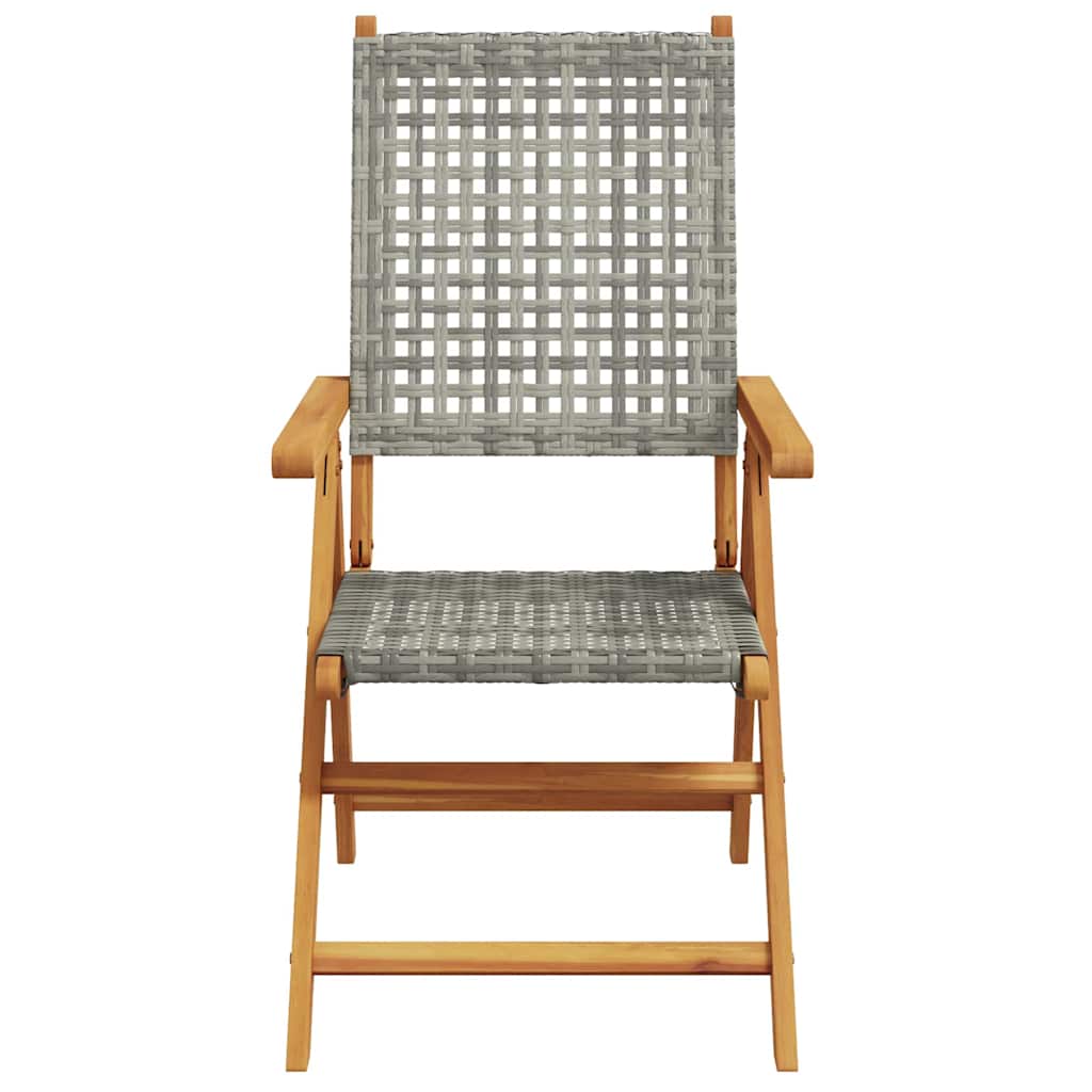 8721288596475_wbg-fr_en_hd_5 vidaXL Garden Dining Set 7 pcs Grey Solid acacia wood and poly rattan - Image 7