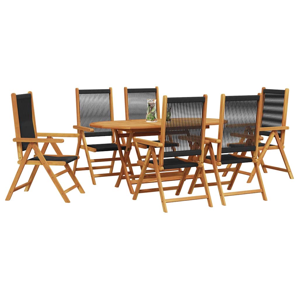 8721288596512_wbg-mo_en_hd_1 vidaXL Garden Dining Set 7 pcs Black Solid acacia wood and poly rattan - Image 3
