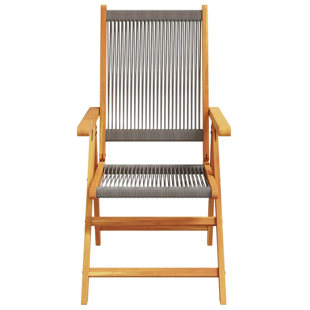 8721288596529_wbg-fr_en_hd_5 vidaXL Garden Dining Set 5 pcs Grey Solid acacia wood and poly rattan - Image 8